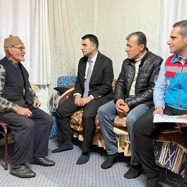 Kaymakam Kılıç vatandaşların kapısını tek tek çaldı