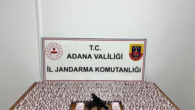 Adana'da jandarma 23 bin 876 uyuşturucu hap ele geçirdi