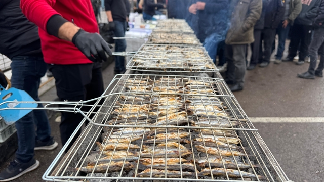 Ordu'da hamsi festivali, 7 ton hamsi ikram edildi