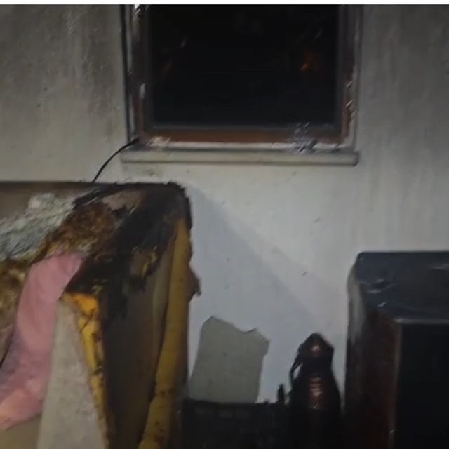 Villanın müştemilatında çıkan yangın söndürüldü