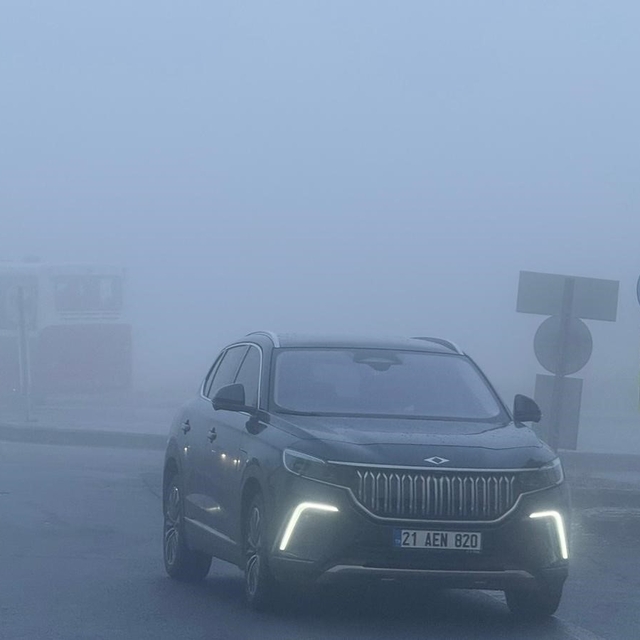 Diyarbakır'da uçak seferlerine sis engeli