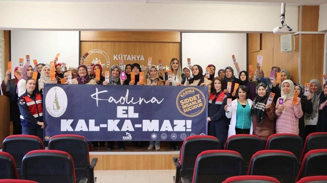 Kütahya'da kadınlara KADES eğitimi