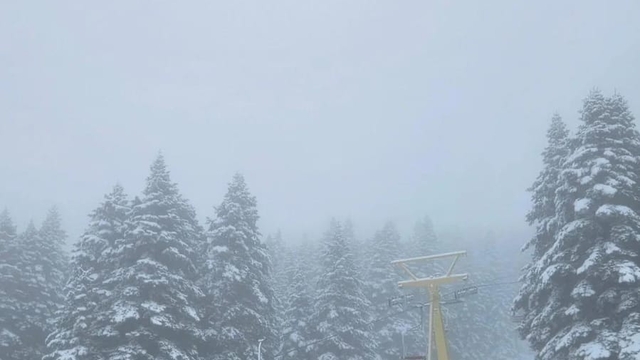 Uludağ'da kar kalınlığı 18 santimetreye ulaştı