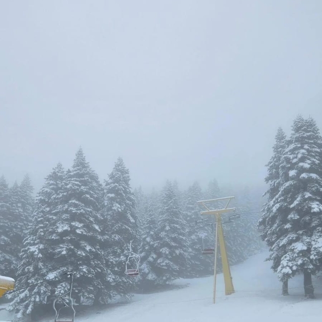Uludağ'da kar kalınlığı 18 santimetreye ulaştı