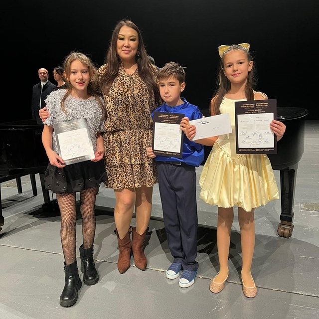 Bilecikli öğrenciler Kıbrıs'taki piyano festivalinden ödülle döndü