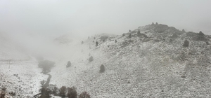 Tunceli'nin yüksek kesimleri beyaza büründü