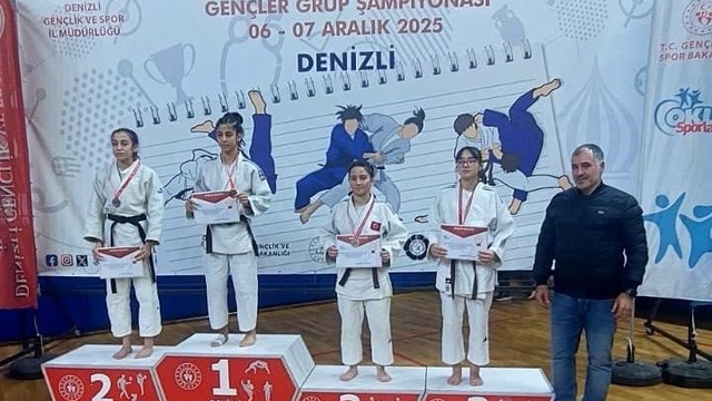 Denizli'de judo grup şampiyonası heyecanı nefes kesti