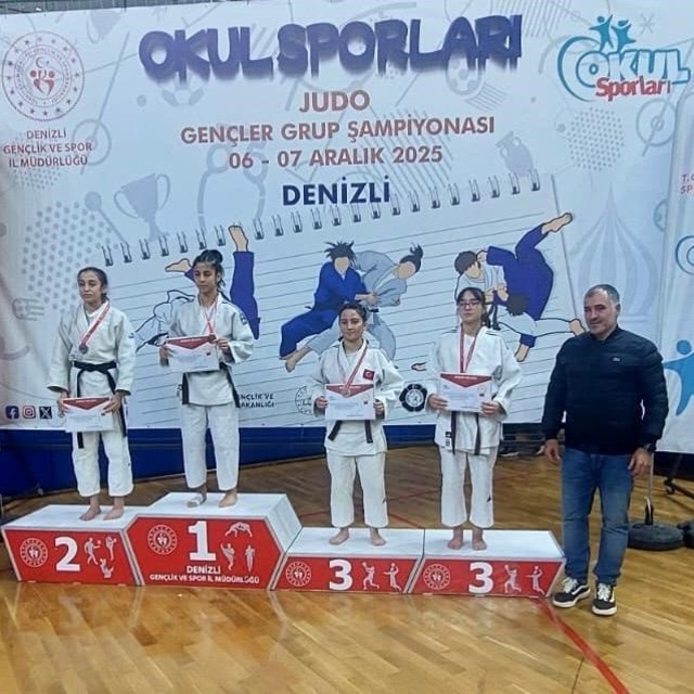 Denizli'de judo grup şampiyonası heyecanı nefes kesti