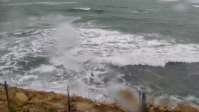 Kocaeli'de fırtına etkili oluyor: Sahillerde dalgalar yükseldi, zirvede yağmur ve sis hakim