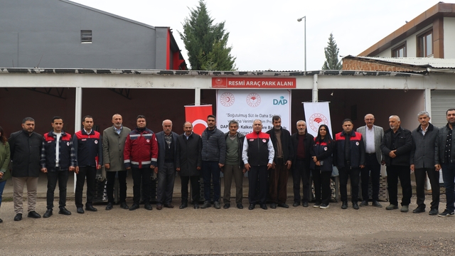 Elazığ'da üreticilere süt soğutma tankı dağıtıldı