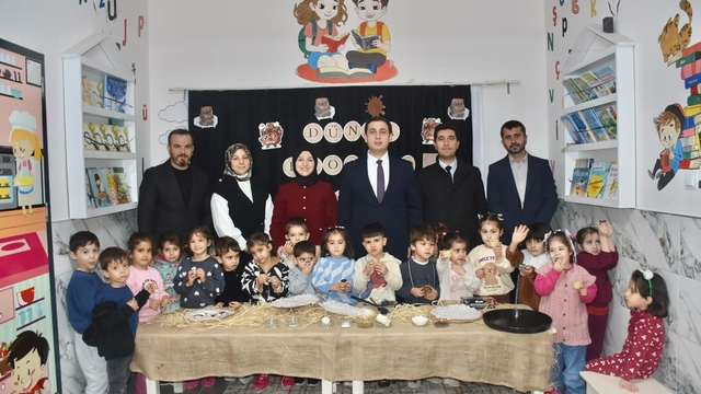 Sason Kaymakamı Başar, anaokulu öğrencileriyle buluştu