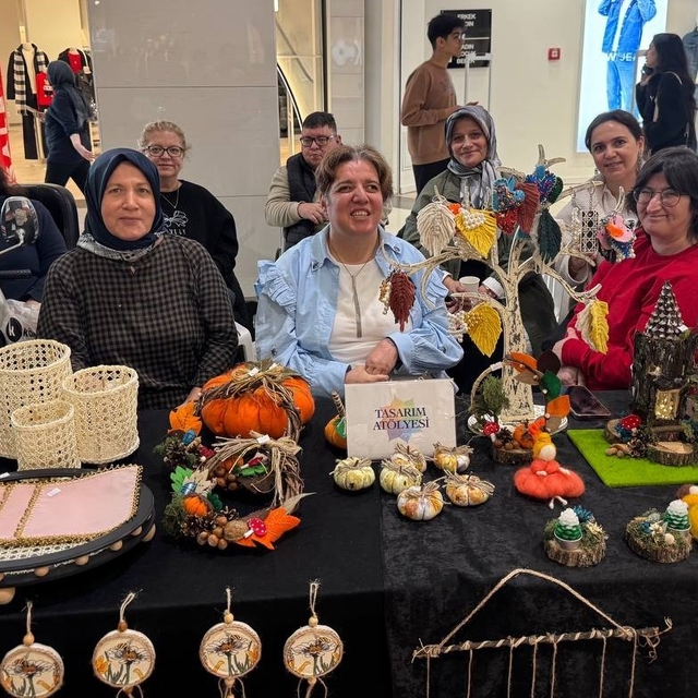 Bu eserlerin hepsi özel gereksinimli bireylerin ellerinden çıktı