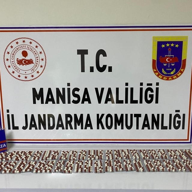 Salihli'de 630 uyuşturucu hapla yakalanan şüpheli tutuklandı