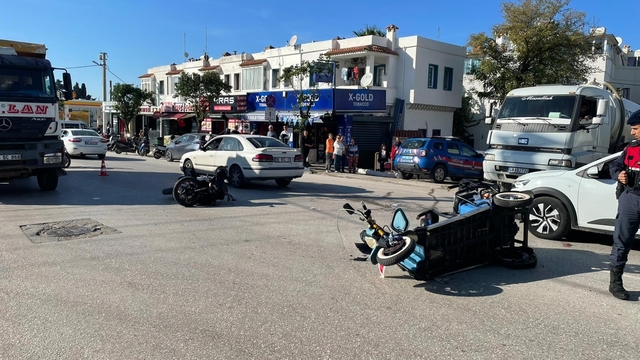 Bodrum'da trafik kazası kaza: 1 ölü, 1 yaralı