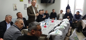 Tavşanlı'da ürericilere tohum ve gübre desteği