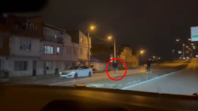 Gasbettiği taksiyle kaza yapınca yaya olarak kaçmaya çalışan şüpheli yakalandı