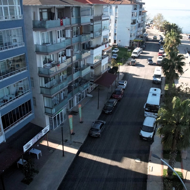 Gölcük Halıdere Sahil Caddesi yenileniyor