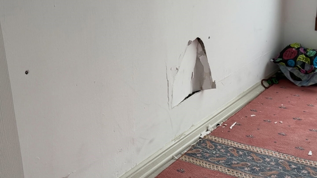 Taşova'da millet bahçesinde mescit duvarı tahrip edildi