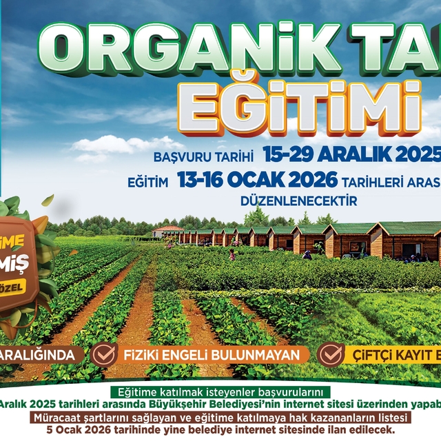 Kayseri Büyükşehir'den organik tarıma destek: Yeni dönem eğitimleri başlıyo...