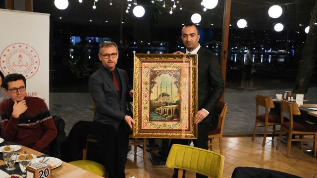 Türkiye'nin Kişinev Büyükelçiliğine eğitim müşaviri olarak atanan Yılmaz için veda programı düzenlendi