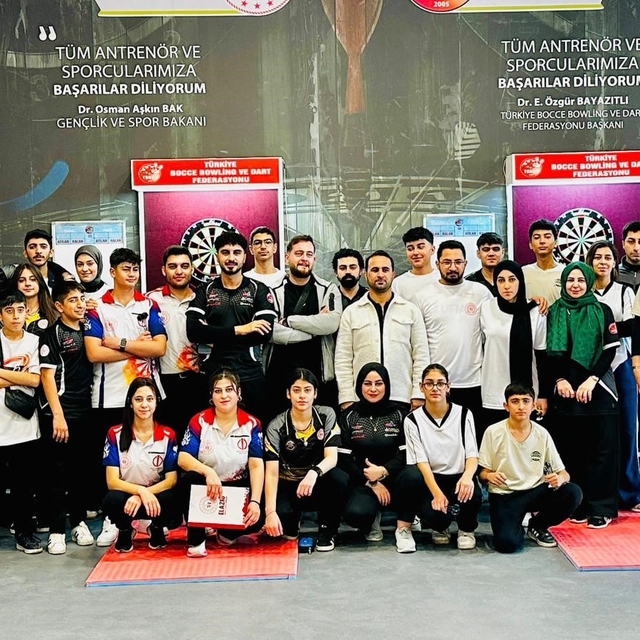 Elazığ dartta Türkiye 3'üncüsü oldu