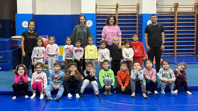 Muğla'da Anasınıfı öğrencileri cimnastikle spora ilk adım dedi