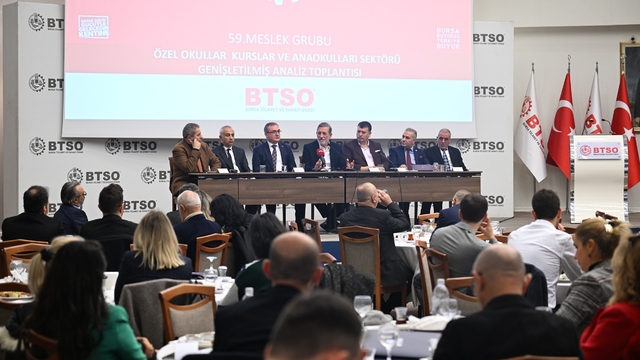 BTSO'da eğitim sektörünün geleceği konuşuldu
BTSO Yönetim Kurulu Başkanı İbrahim Burkay:
"Eğitimde yeni iş modellerine ihtiyaç var"