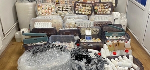 Sivas'ta kaçak tütün ürünleri imalathanesine operasyon