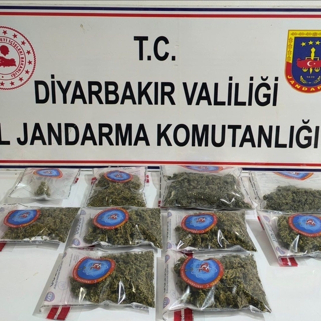 Diyarbakır'da 25 kilo esrar ele geçirildi