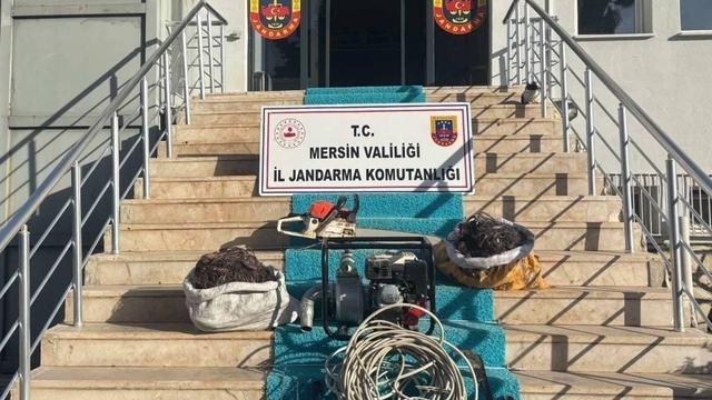 Mersin'de trafolardan bakır kablo çaldığı öne sürülen 2 şüpheli tutuklandı