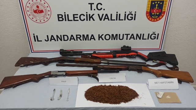 Bilecik'te uyuşturucu operasyonunda 2 şüpheli yakaladı