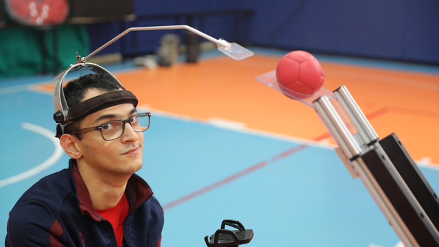 Serebral palsili Kadir Berke, boccia sporunu tanıtarak farkındalık oluşturuyor