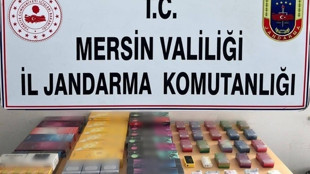 Mersin'de sigara kaçakçılığı operasyonunda 2 şüpheli yakalandı