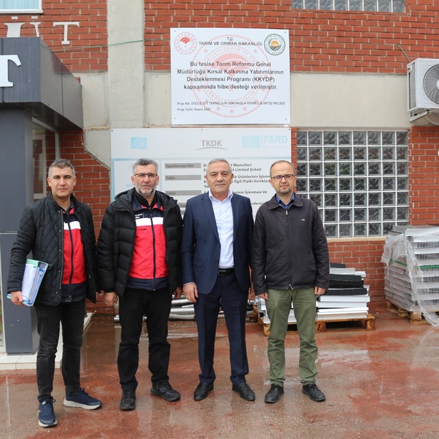 Gediz'de süt işleme tesisine yüzde 50 hibe desteği