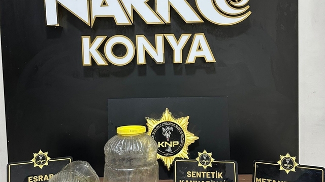Konya'da uyuşturucu operasyonları: 76 tutuklama