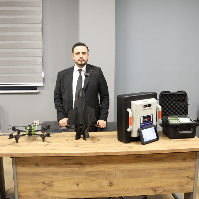 Yüksek lisans öğrencisi radar, arama kurtarma cihazı ve kamikaze dron geliş...