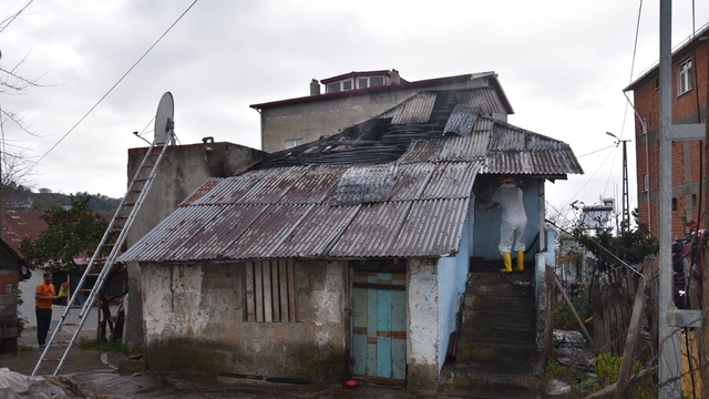 Giresun'da evde çıkan yangında bir kişi hayatını kaybetti