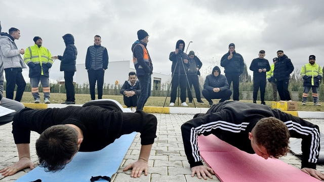 Kütahya OSB'de itfaiye birimi için personel alımında uygulamalı etap tamamlandı