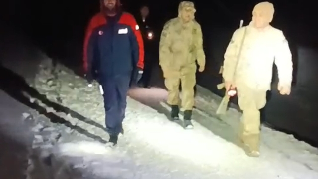 Gümüşhane'de yaylada kar nedeniyle mahsur kalan vatandaşlar kurtarıldı