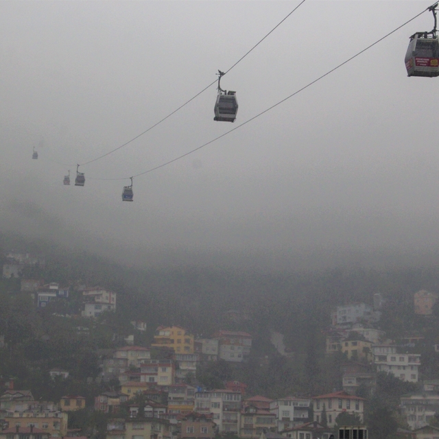Ordu'da sis kartpostallık manzara oluşturdu