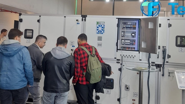 KBÜ öğrencileri iklimlendirme ve soğutma tesislerini yerinde inceledi