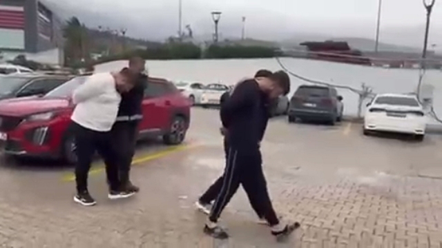 İskenderun'da kasten yaralama ve tehdit şüphelisi 3 kişi tutuklandı