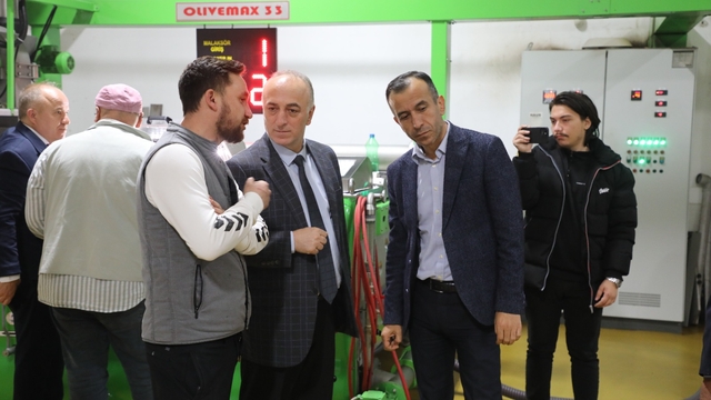 Sarıcakaya'da zeytin ve zeytinyağı üretimi artıyor