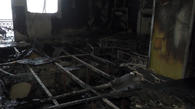 Van'da otel restoranındaki yangının boyutu gün ağarınca ortaya çıktı