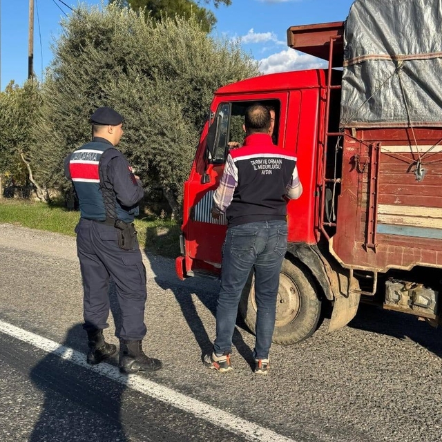 Bozdoğan'da ilçe tarım ve jandarmadan yol denetimi
