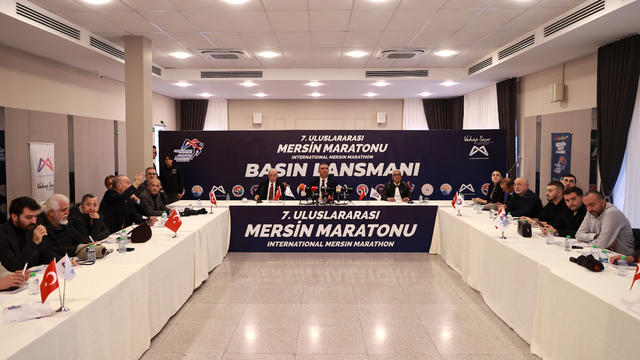 7. Uluslararası Mersin Maratonu'nun tanıtım toplantısı yapıldı