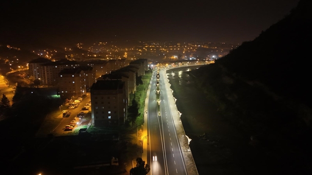 Karabük'te Zonguldak ve Yenice caddeleri baştan sona yenilendi
