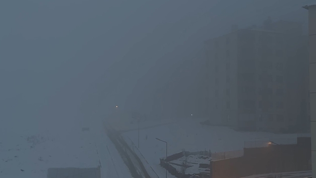 Yüksekova'da yoğun sis hayatı felç etti
Görüş mesafesi 5 metreye düştü, araçlar far yakarak ilerleyebildi