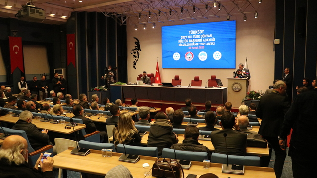Kayseri'nin 2027 yılı "Türk Dünyası Kültür Başkenti" adaylığına ilişkin toplantı yapıldı