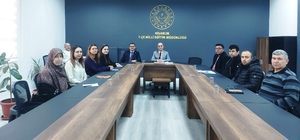 Hisarcık'ta branş öğretmenleri toplantıları başladı